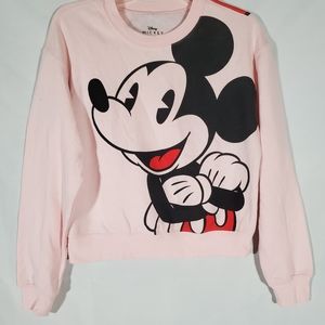 DISNEYLAND MICKEY MOUSE CROP-TOP SWEATER HOODIE